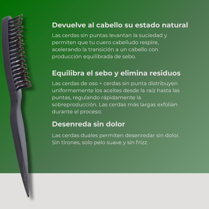 Cepillo Detox Capilar – Limpia tu cabello sin champú