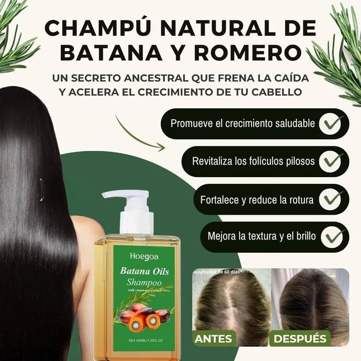 Champú de Batana – Formula Especial para Crecimiento y Nutrición del Cabello