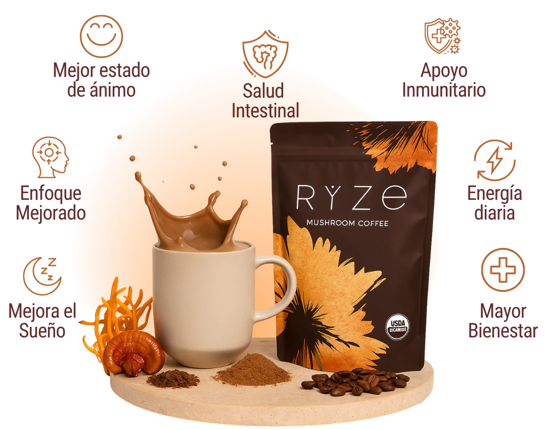 Ryze Mushroom Coffee → Energía, Control de Peso y Estímulo Natural