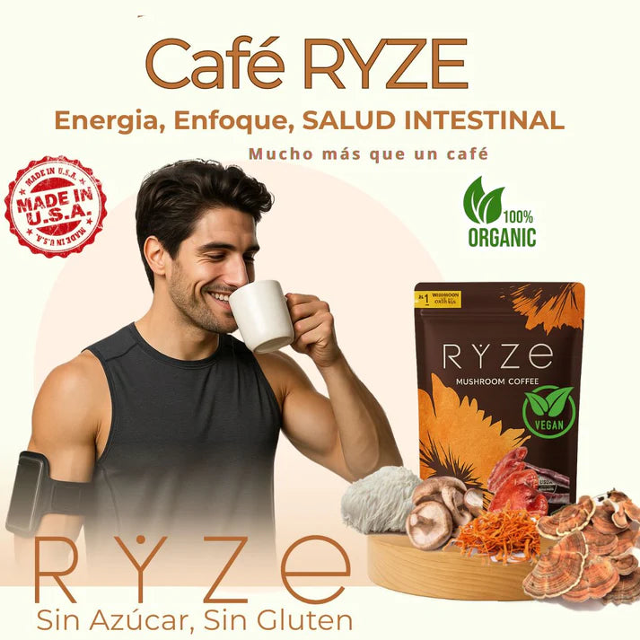 Ryze Mushroom Coffee → Energía, Control de Peso y Estímulo Natural