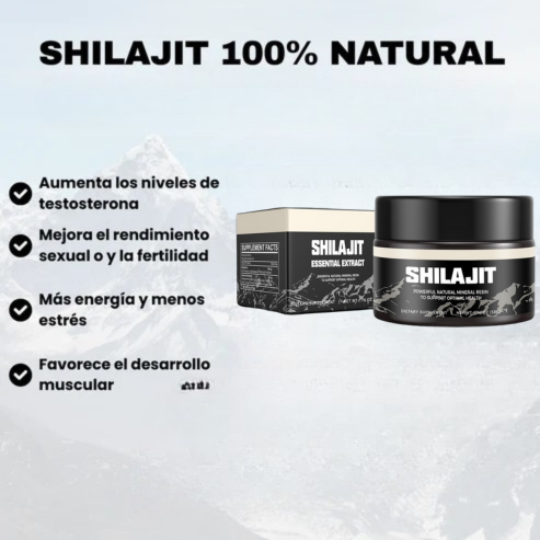 Shilajit Resina - Recupera tu potencia