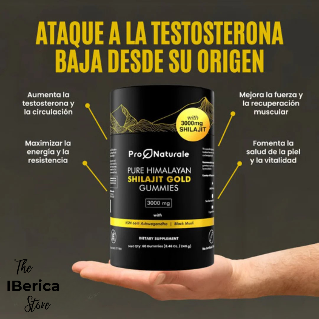 🍯 Gold Shilajit Gummies – Energía y Vitalidad Natural en Forma Deliciosa