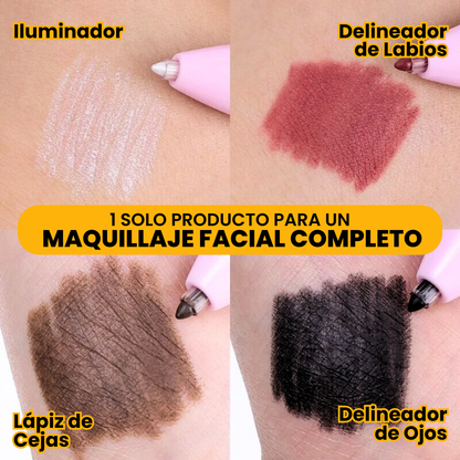 Lapiz de Maquillaje 4 en 1