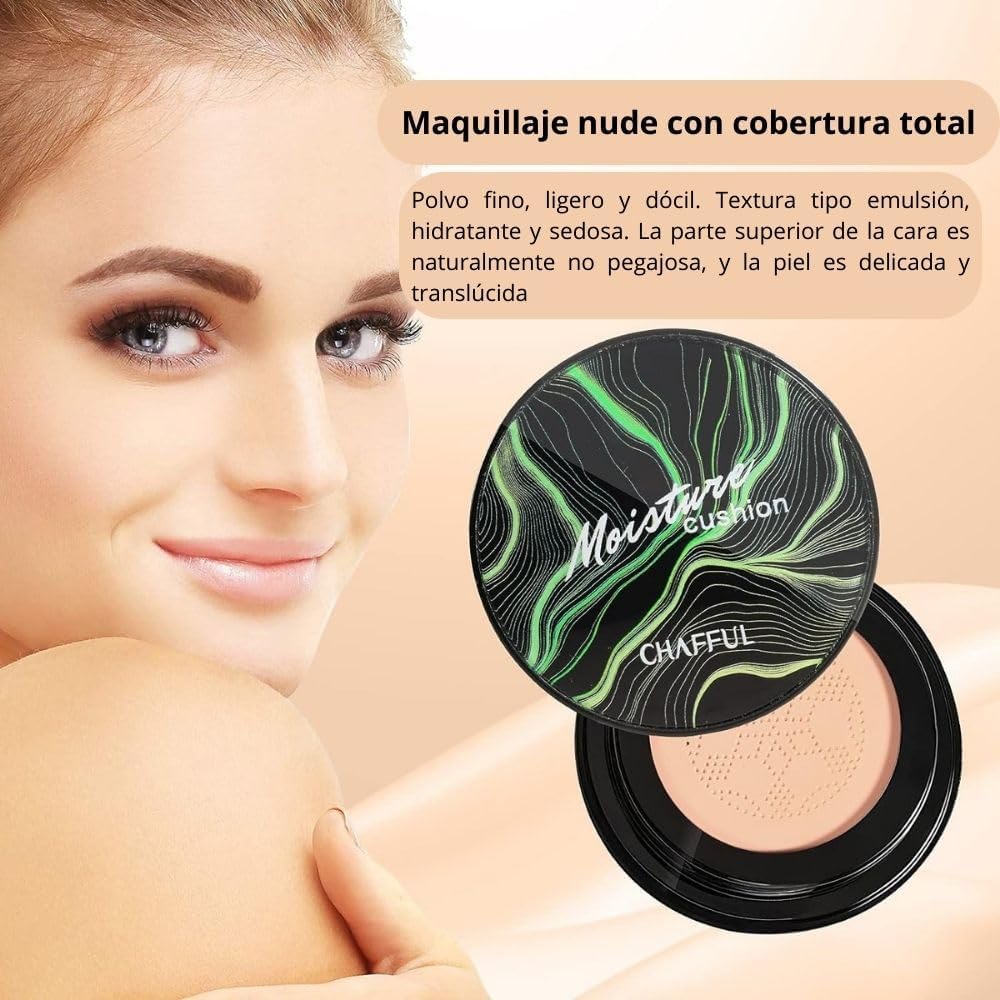 Base de Maquillaje GlowSkin™ + BROCHA DE REGALO