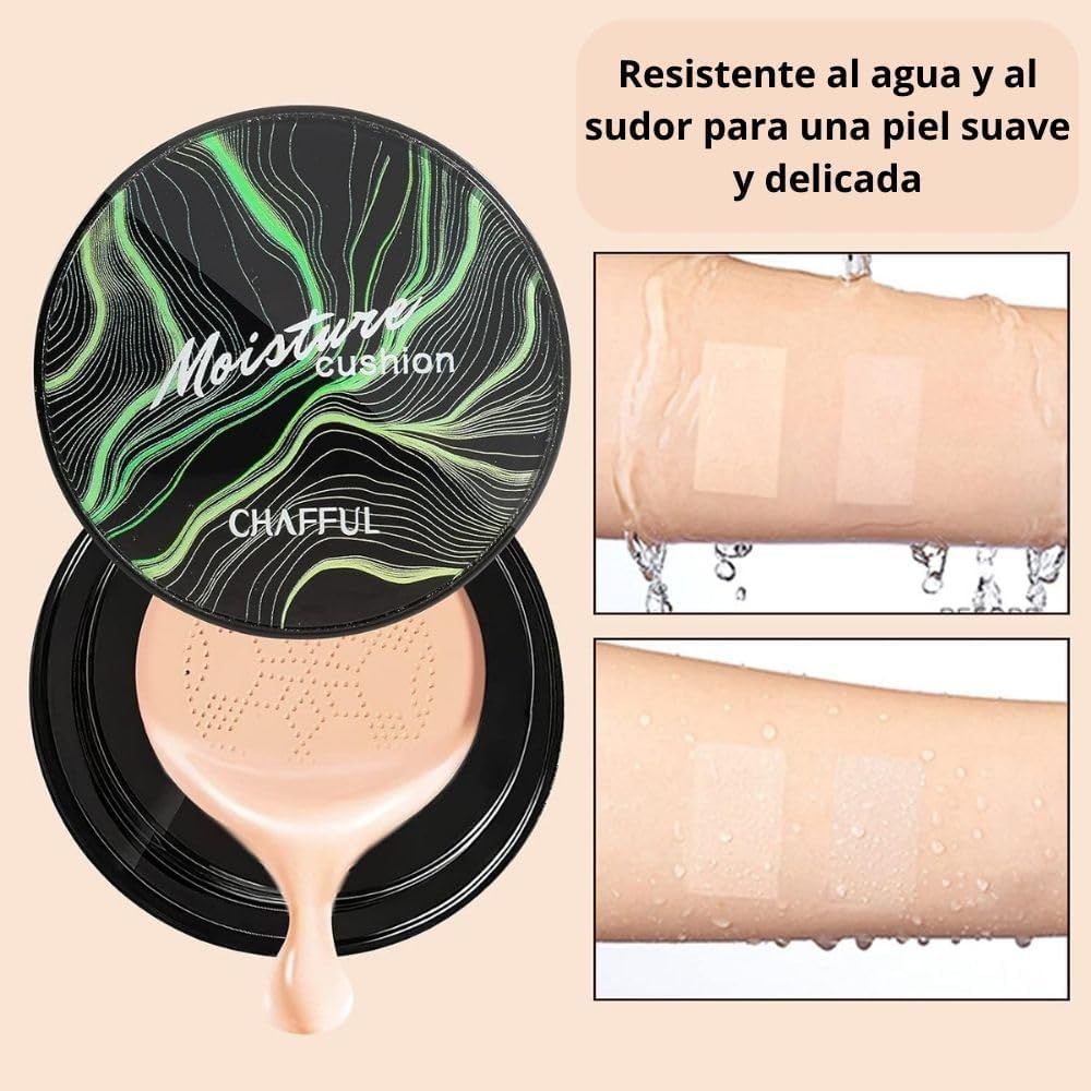 Base de Maquillaje GlowSkin™ + BROCHA DE REGALO