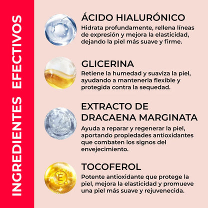 Crema Facial Anti-Edad con extracto de sangre de dragón