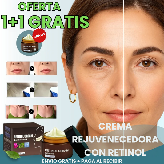 Crema Rejuvenecedora con Retinol – Firmeza y Brillo Natural