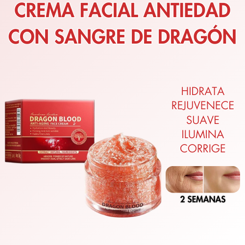 Crema Facial Anti-Edad con extracto de sangre de dragón