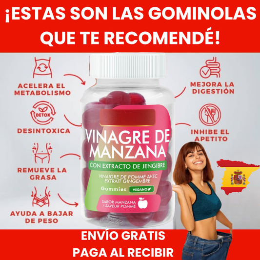 Gomitas de Vinagre de Manzana: Elimina kilos y aumenta tu confianza