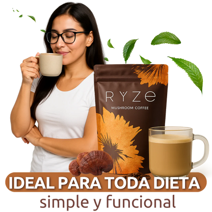 Ryze Mushroom Coffee → Energía, Control de Peso y Estímulo Natural