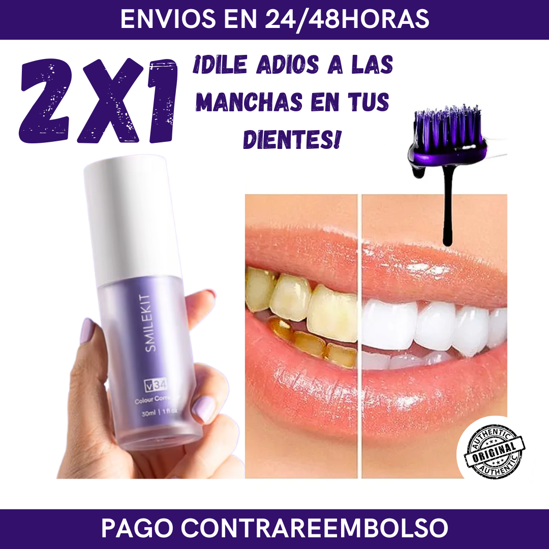 Blanqueador Dental SmileKit - La Revolución para una sonrisa radiante al Instante